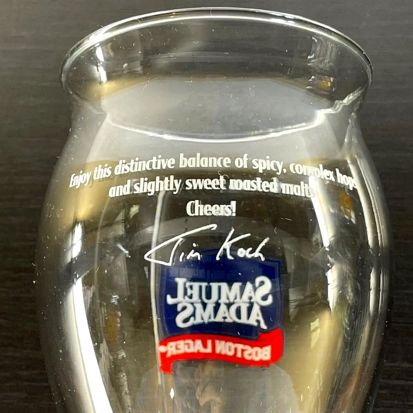 Samuel Adams Beer Glasses (Set of 4) 16 oz Boston  Lager Pint Glasses - Picture 2 of 3